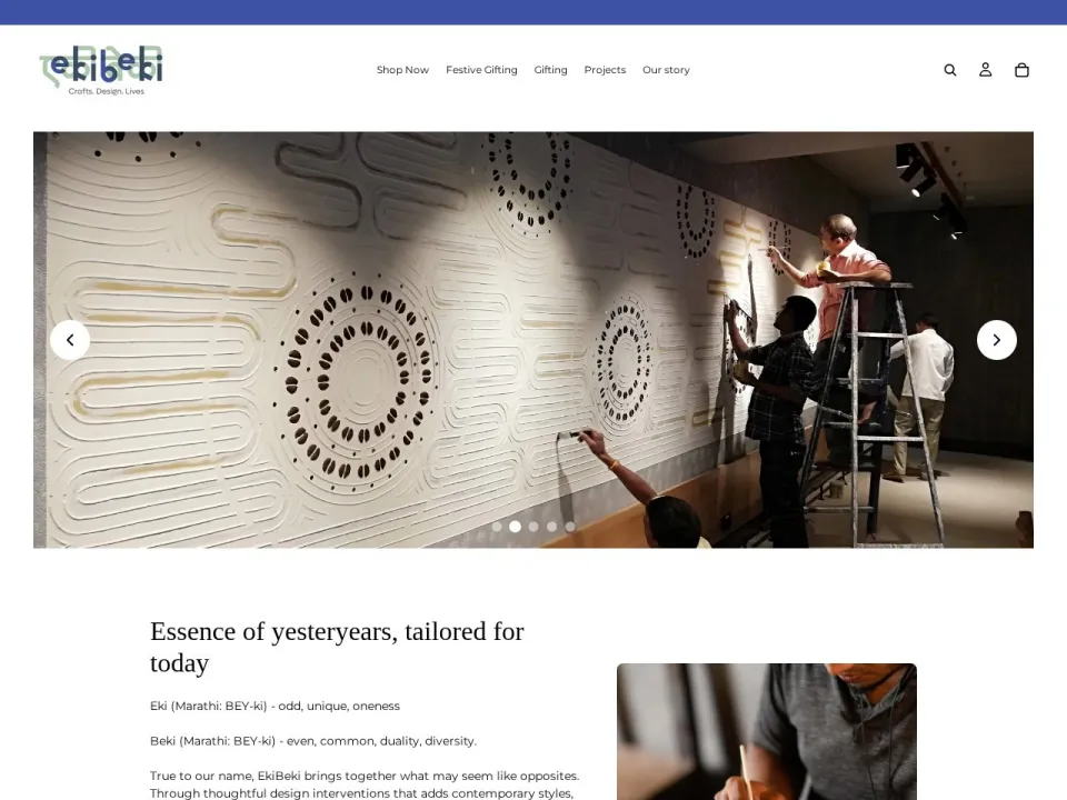 EkiBeki homepage