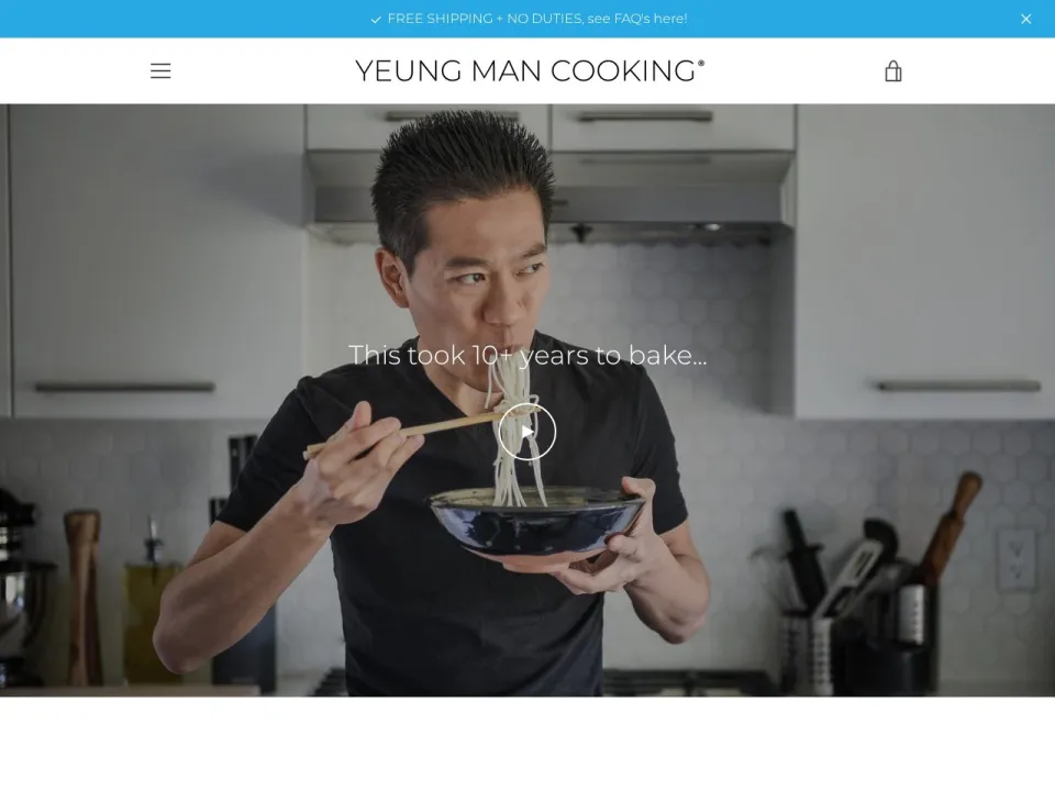 Yeung Man Cooking homepage